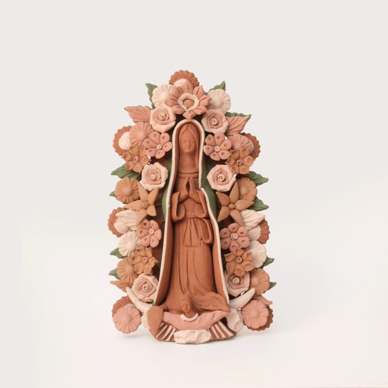 Virgen de Guadalupe manto verde