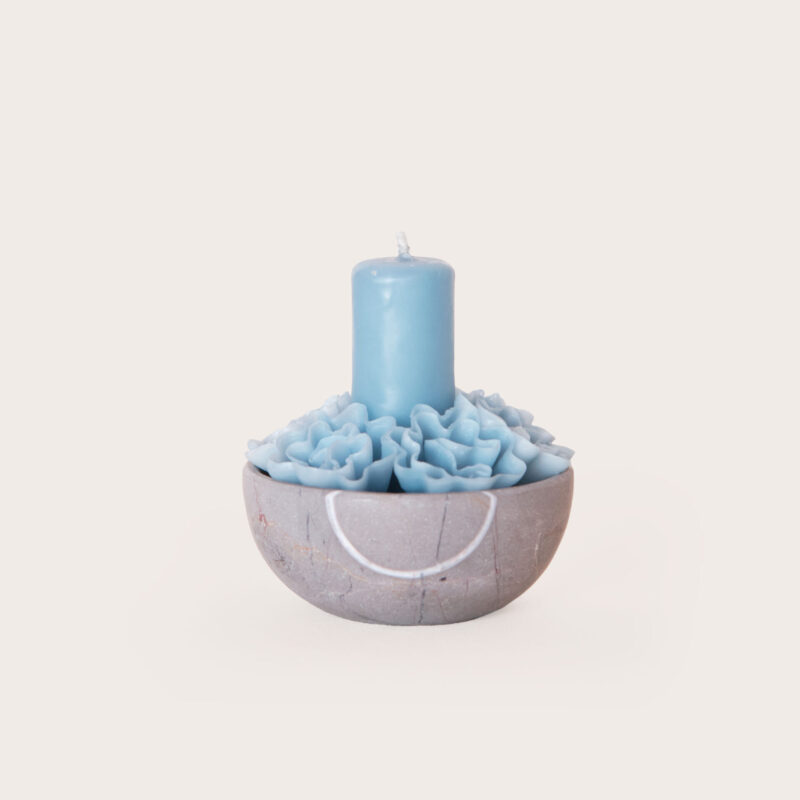 Vela azul / gris