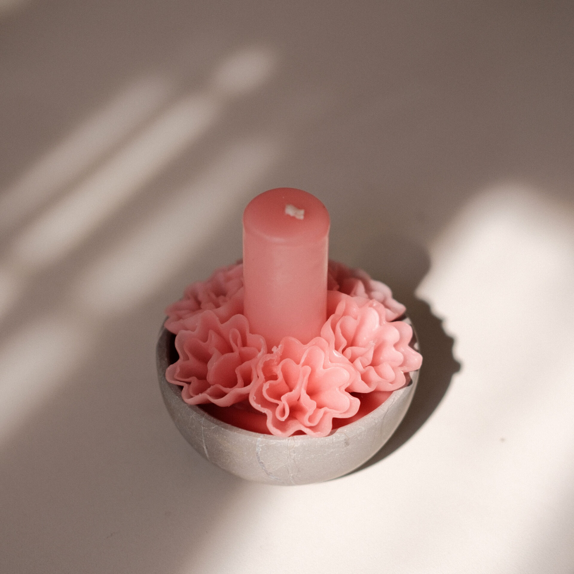 Vela rosa / gris - Image 2